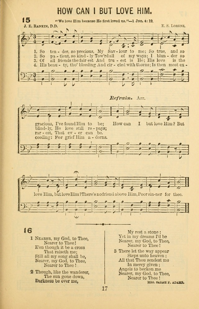 Songs of Refreshing: adapted for use in revival meetings, camp meetings, and the social services of the church. page 17