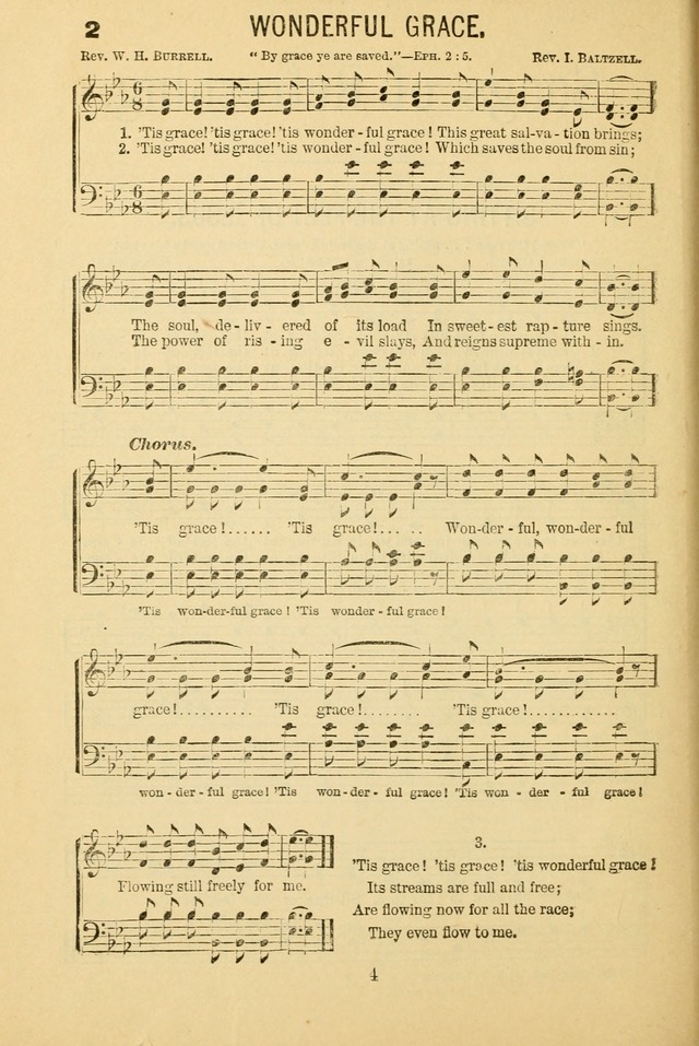 Songs of Refreshing: adapted for use in revival meetings, camp meetings, and the social services of the church. page 4