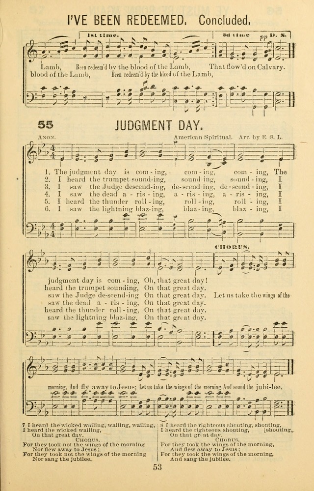 Songs of Refreshing: adapted for use in revival meetings, camp meetings, and the social services of the church. page 53