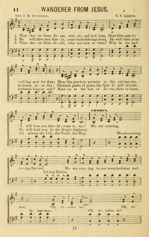 Songs of Refreshing No. 2: Adapted for use in revival meetings, camp meetings, and social service of the church page 10