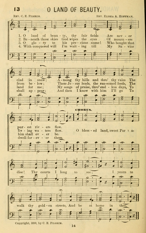 Songs of Refreshing No. 2: Adapted for use in revival meetings, camp meetings, and social service of the church page 12