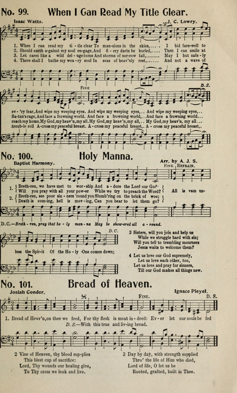 Songs of Redeeming Love: for the Church, Sunday School and other Services of the Sanctuary page 100