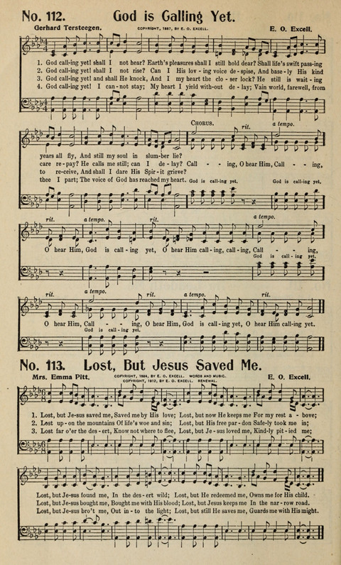 Songs of Redeeming Love: for the Church, Sunday School and other Services of the Sanctuary page 105