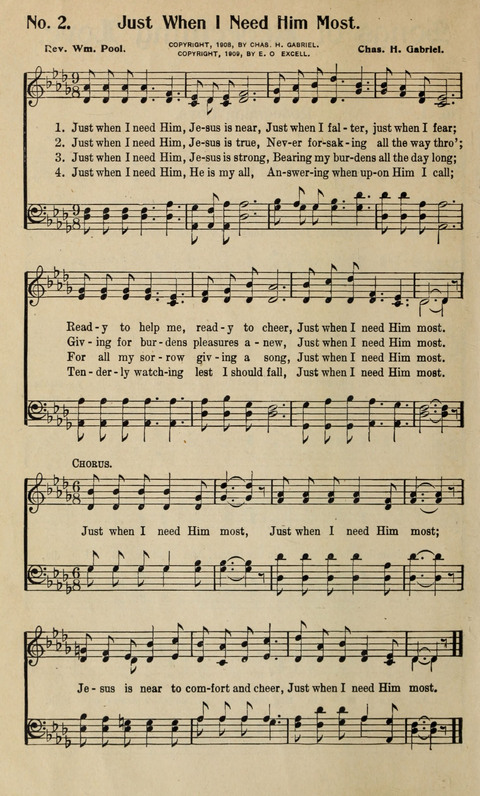 Songs of Redeeming Love: for the Church, Sunday School and other Services of the Sanctuary page 3