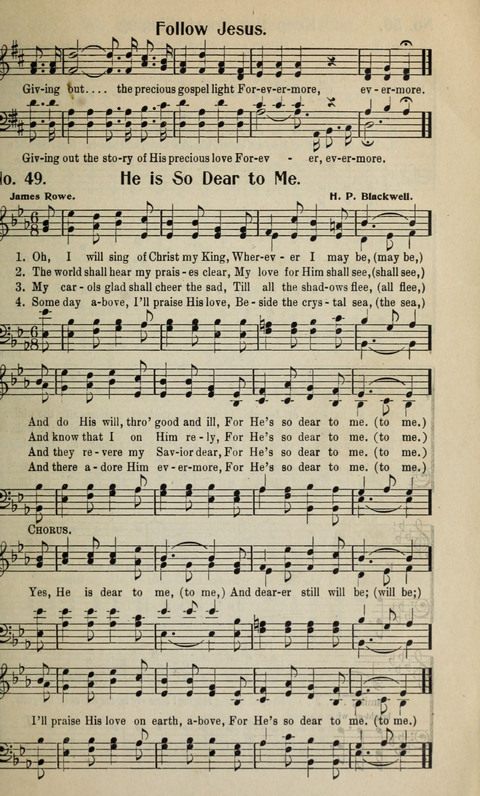 Songs of Redeeming Love: for the Church, Sunday School and other Services of the Sanctuary page 50