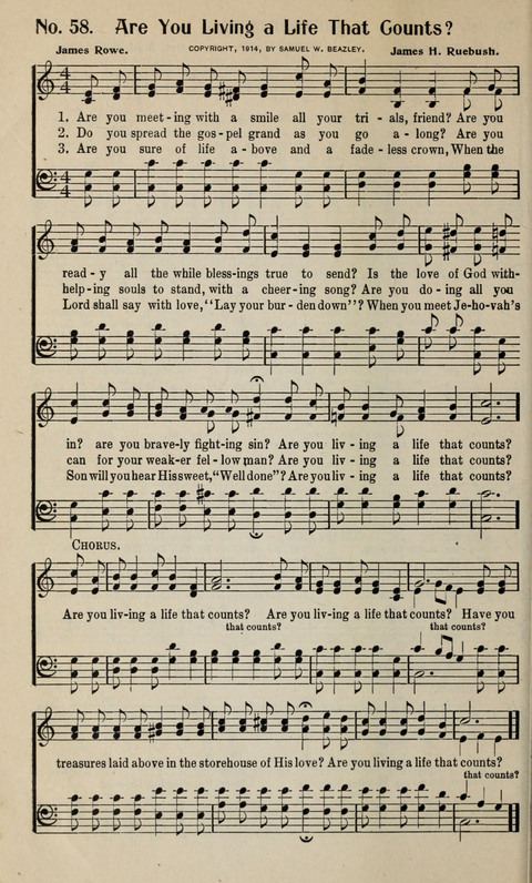 Songs of Redeeming Love: for the Church, Sunday School and other Services of the Sanctuary page 59