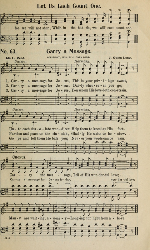 Songs of Redeeming Love: for the Church, Sunday School and other Services of the Sanctuary page 64