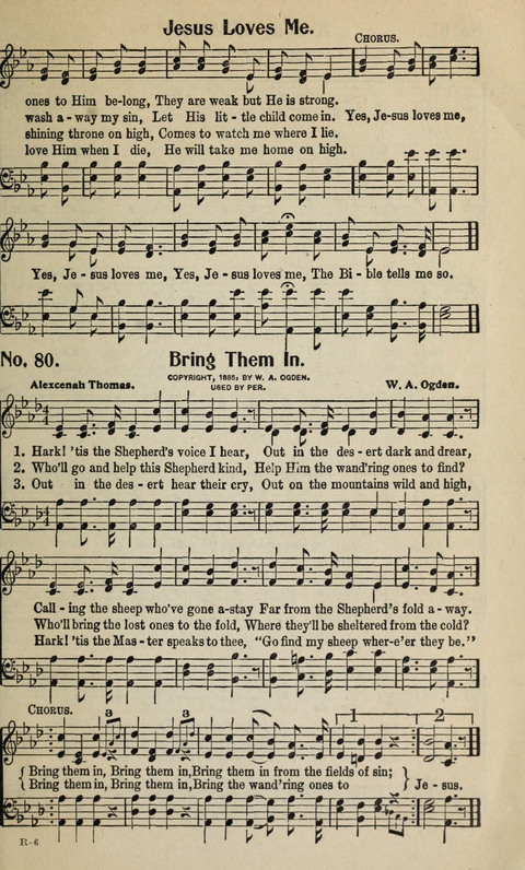 Songs of Redeeming Love: for the Church, Sunday School and other Services of the Sanctuary page 80