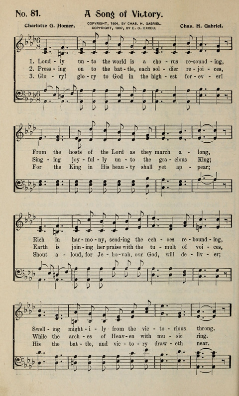 Songs of Redeeming Love: for the Church, Sunday School and other Services of the Sanctuary page 81