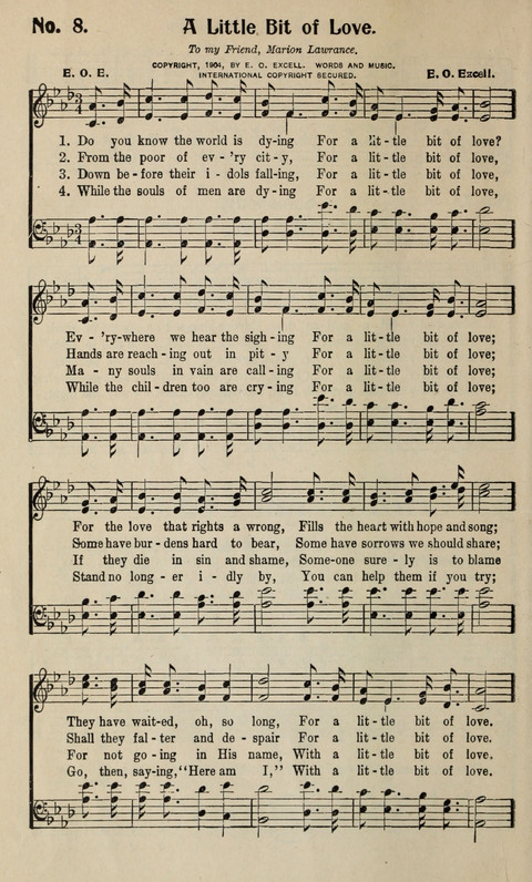 Songs of Redeeming Love: for the Church, Sunday School and other Services of the Sanctuary page 9