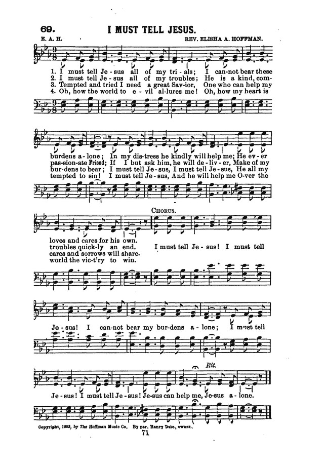 Songs of Revival Power page 69