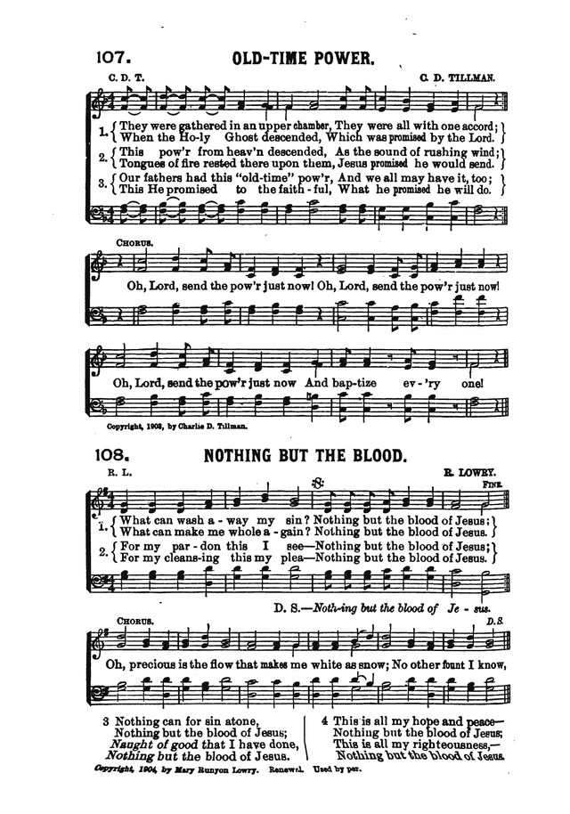 Songs of Revival Power page 96