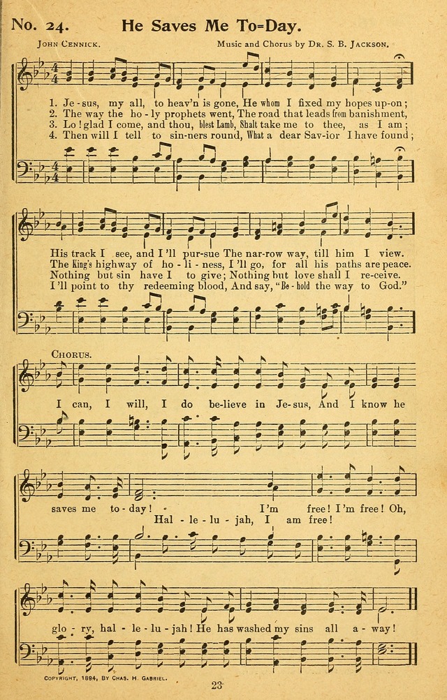 Songs of the Soul: for use in Sunday evening congregations, revivals, camp-meetings, social services, and young people