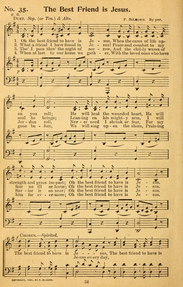 Songs of the Soul: for use in Sunday evening congregations, revivals, camp-meetings, social services, and young people