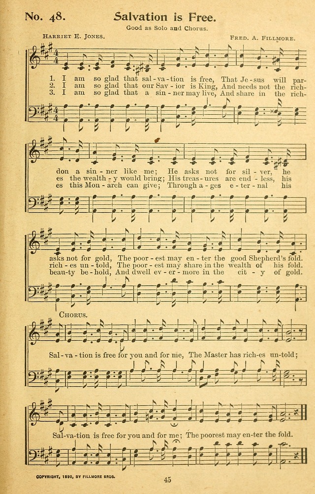 Songs of the Soul: for use in Sunday evening congregations, revivals, camp-meetings, social services, and young people