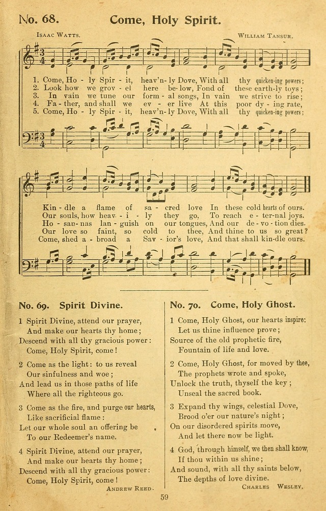 Songs of the Soul: for use in Sunday evening congregations, revivals, camp-meetings, social services, and young people