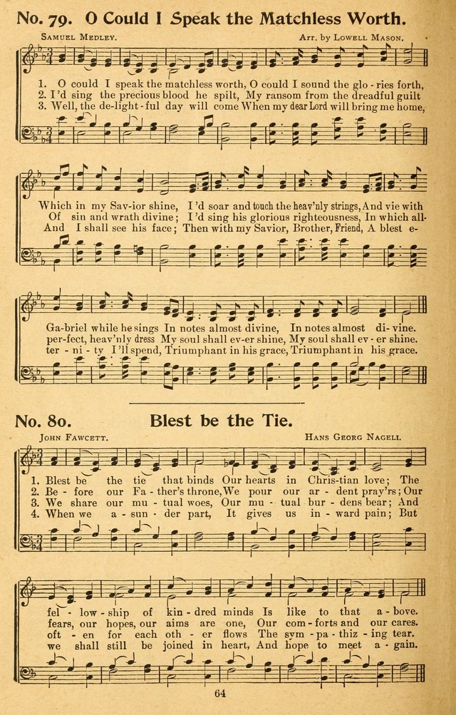 Songs of the Soul: for use in Sunday evening congregations, revivals, camp-meetings, social services, and young people