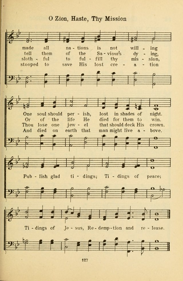 Songs of Service: for use in assemblies of young people and older boys and girls page 129