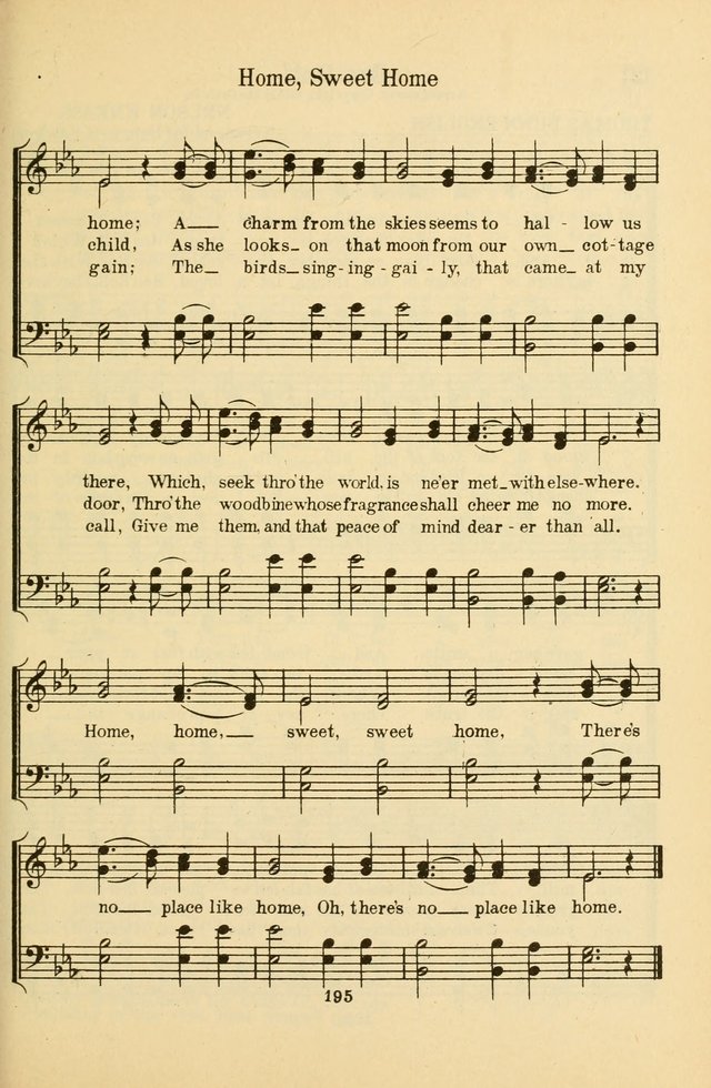 Songs of Service: for use in assemblies of young people and older boys and girls page 197