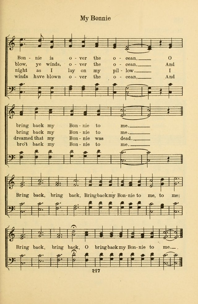 Songs of Service: for use in assemblies of young people and older boys and girls page 219