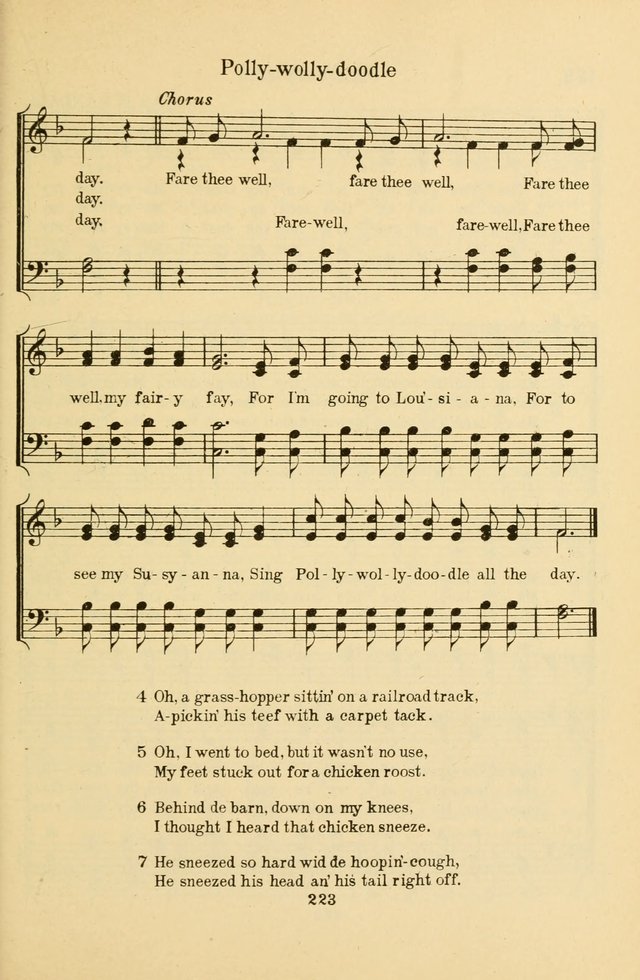 Songs of Service: for use in assemblies of young people and older boys and girls page 225