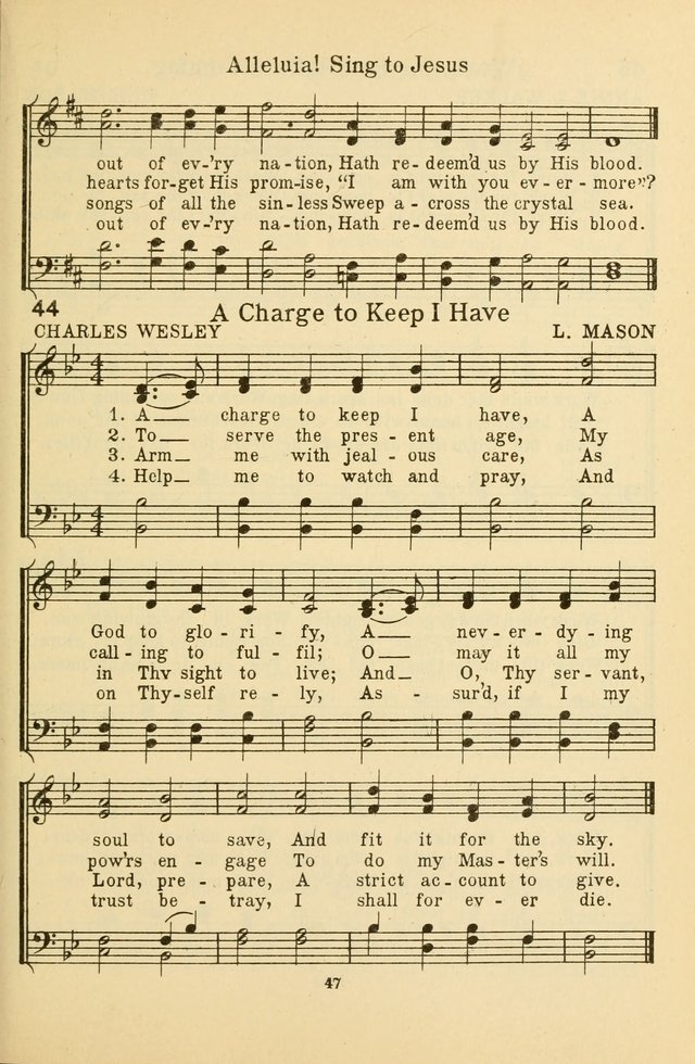 Songs of Service: for use in assemblies of young people and older boys and girls page 49