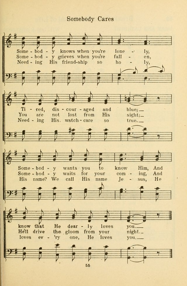 Songs of Service: for use in assemblies of young people and older boys and girls page 57