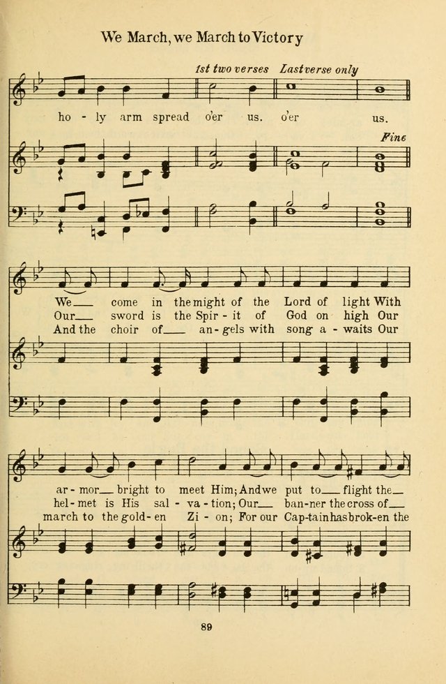 Songs of Service: for use in assemblies of young people and older boys and girls page 91