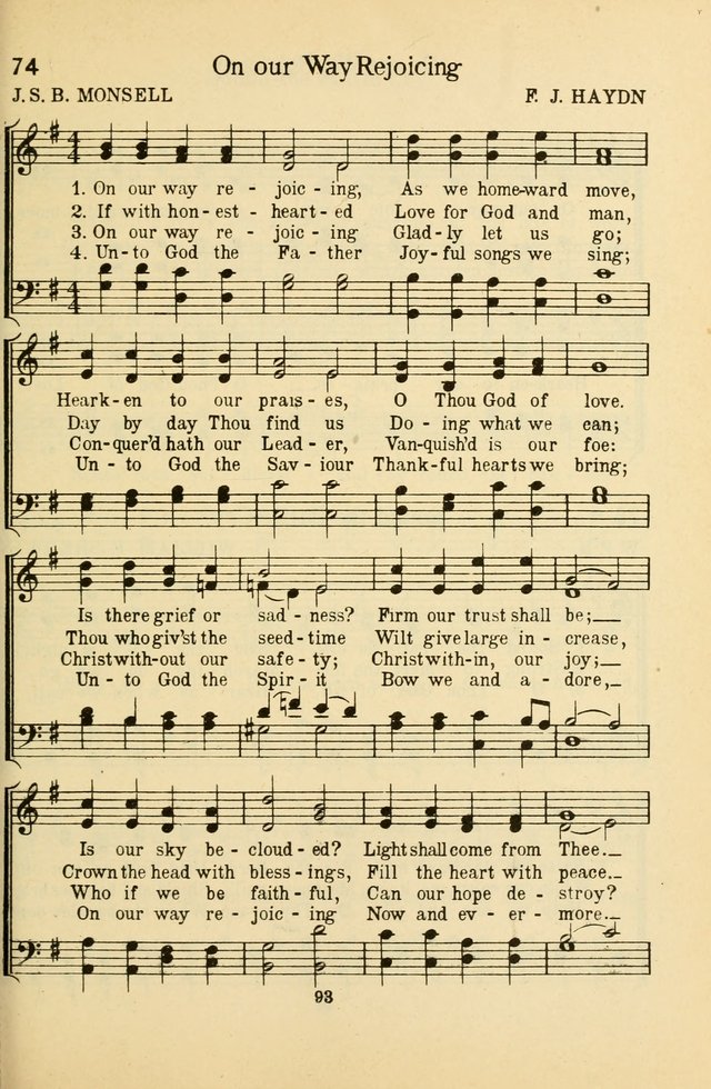 Songs of Service: for use in assemblies of young people and older boys and girls page 95