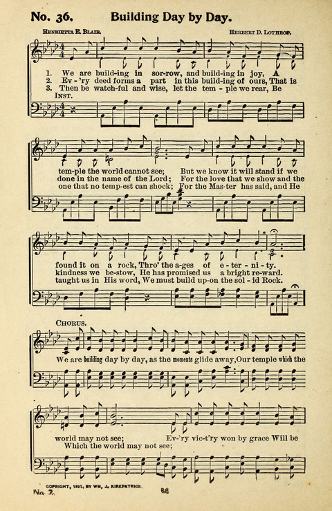 Songs of the Soul No. 2: for use in Sunday evening congregations, revivals, camp-meetings, social services and young peoples meetings page 36