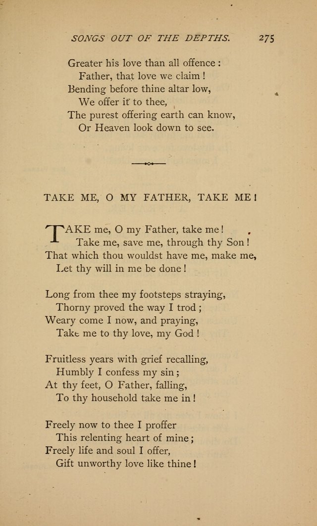 Songs of the Soul: gathered out of many lands and ages page 275