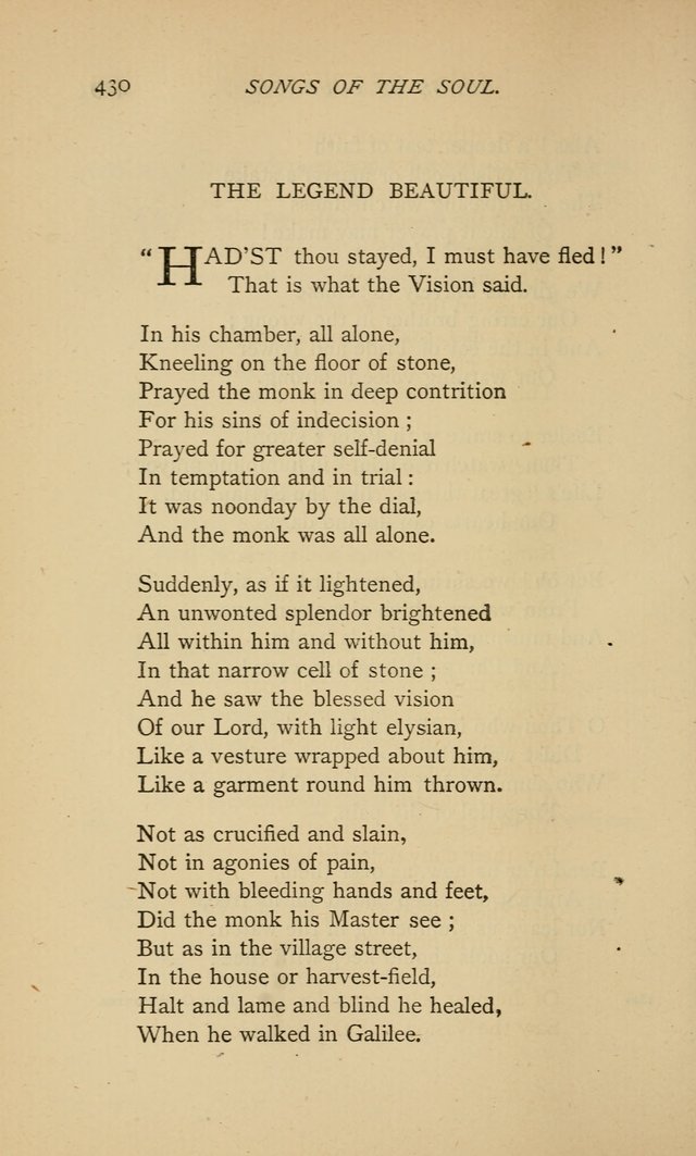 Songs of the Soul: gathered out of many lands and ages page 430