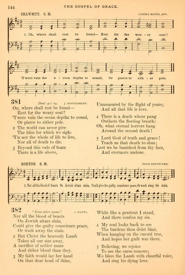 A Selection of Spiritual Songs: with music for the Church and the Choir page 155