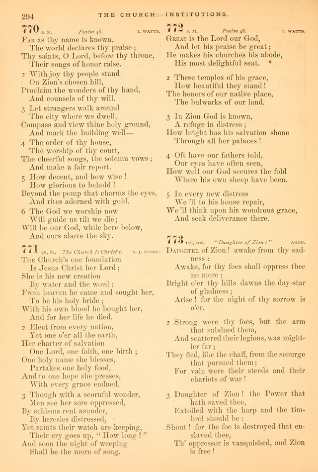 A Selection of Spiritual Songs: with music for the Church and the Choir page 305