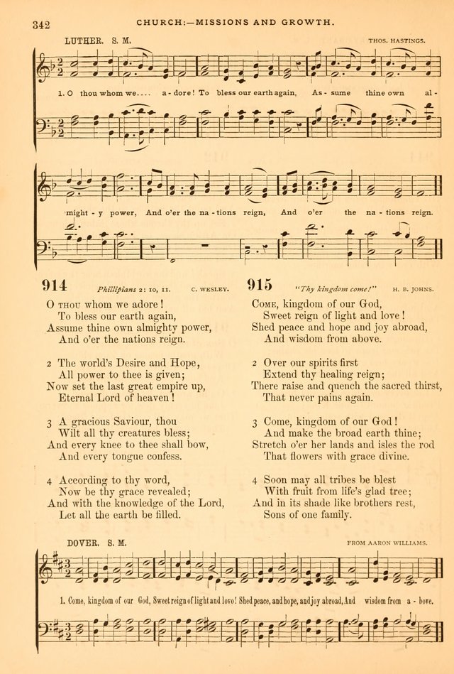 A Selection of Spiritual Songs: with music for the Church and the Choir page 353