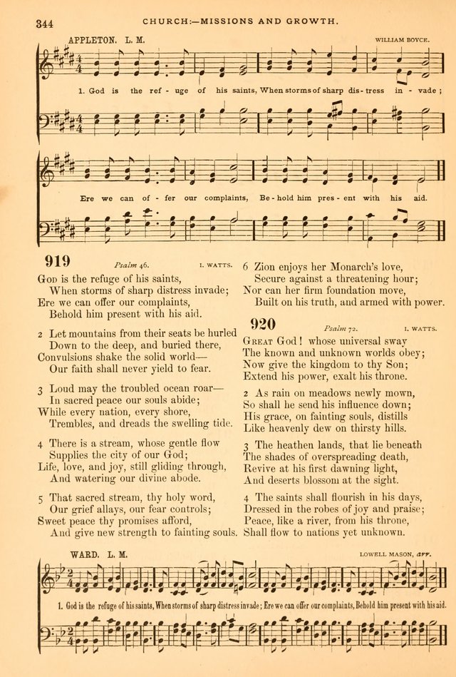 A Selection of Spiritual Songs: with music for the Church and the Choir page 355