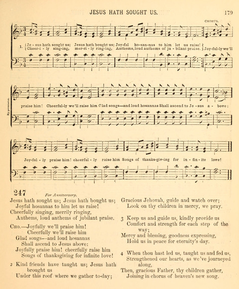 A Selection of Spiritual Songs: with music, for the Sunday-school page 177