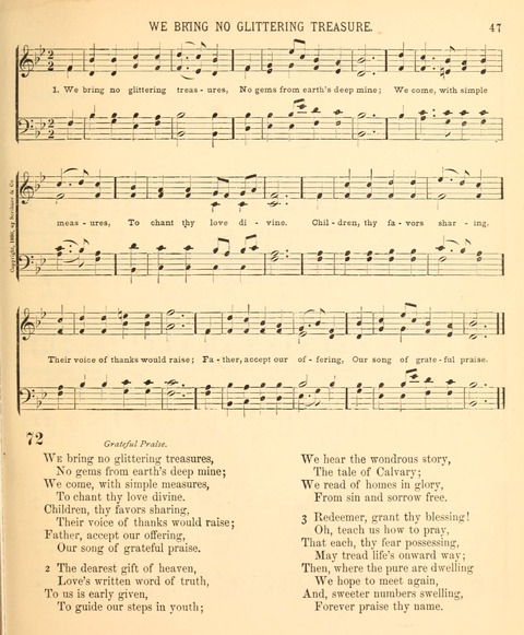 A Selection of Spiritual Songs: with music, for the Sunday-school page 45