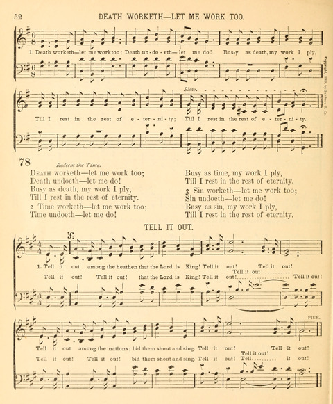 A Selection of Spiritual Songs: with music, for the Sunday-school page 50