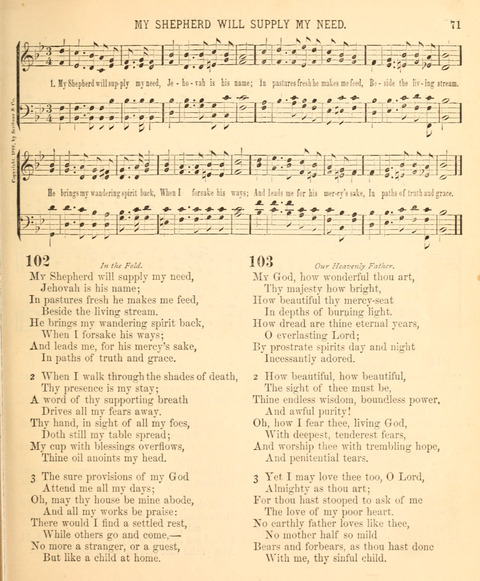 A Selection of Spiritual Songs: with music, for the Sunday-school page 69