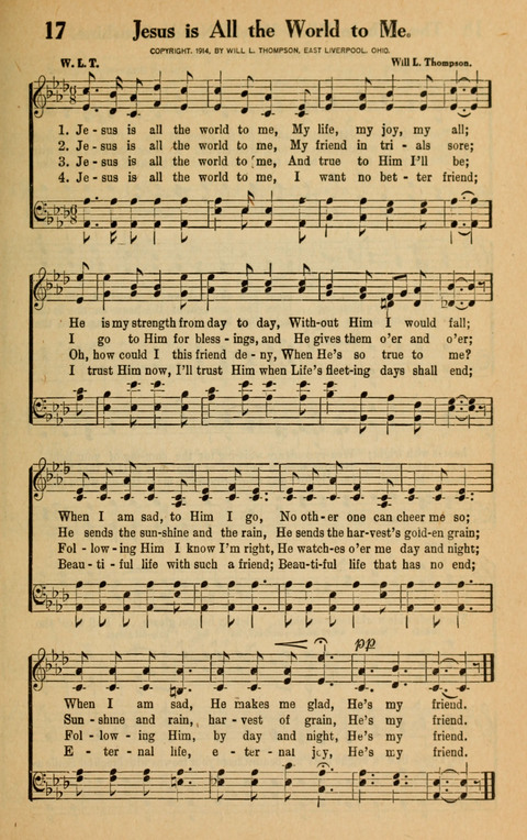 Songs of the Tabernacle: for Church, Sunday School, young people