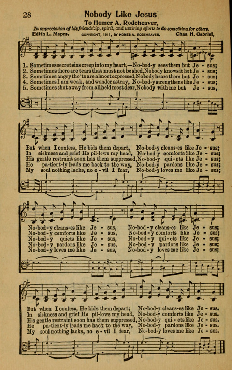 Songs of the Tabernacle: for Church, Sunday School, young people