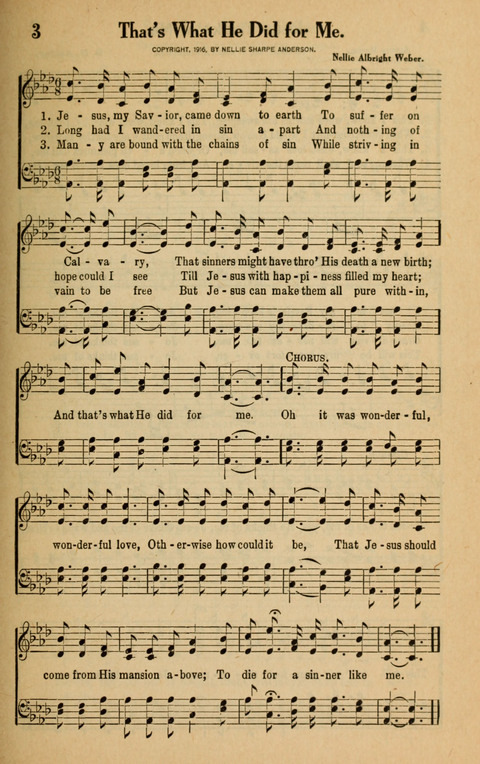 Songs of the Tabernacle: for Church, Sunday School, young people