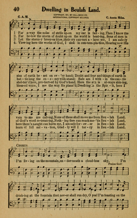 Songs of the Tabernacle: for Church, Sunday School, young people