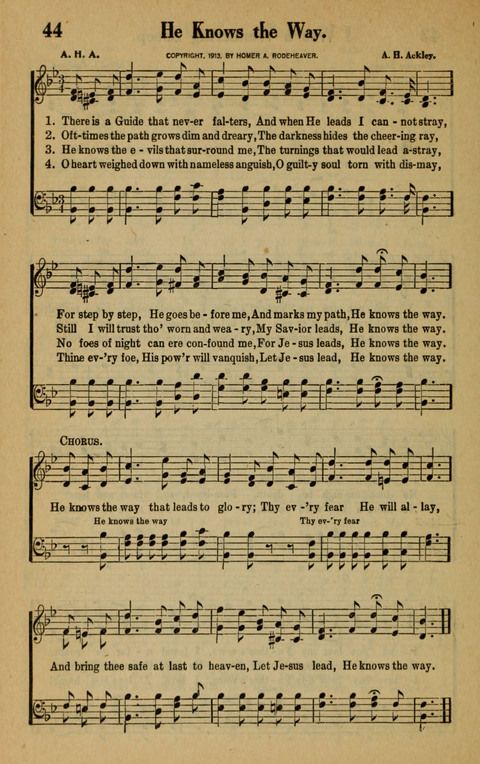 Songs of the Tabernacle: for Church, Sunday School, young people