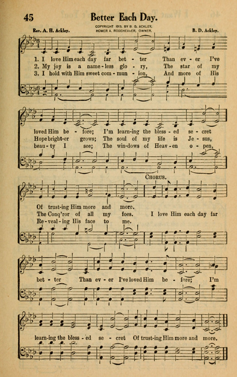 Songs of the Tabernacle: for Church, Sunday School, young people