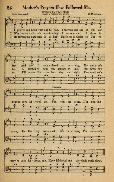 Songs of the Tabernacle: for Church, Sunday School, young people