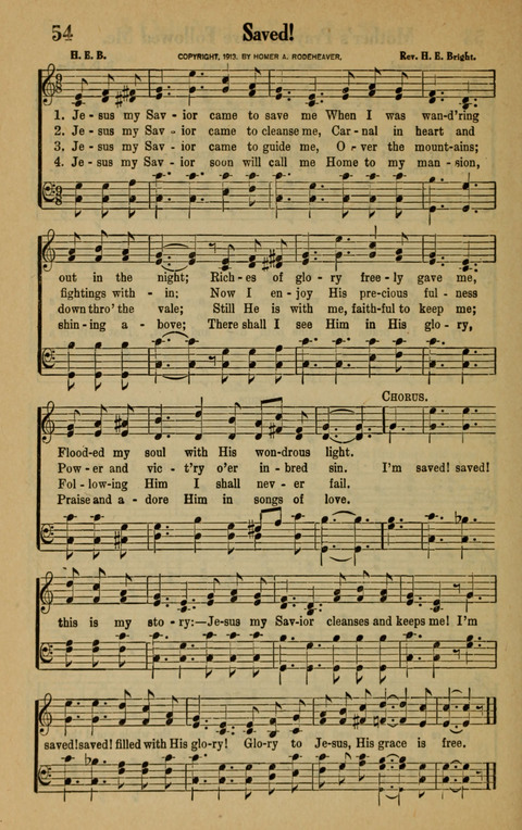 Songs of the Tabernacle: for Church, Sunday School, young people