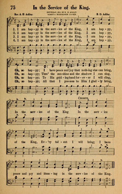 Songs of the Tabernacle: for Church, Sunday School, young people