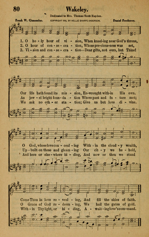 Songs of the Tabernacle: for Church, Sunday School, young people